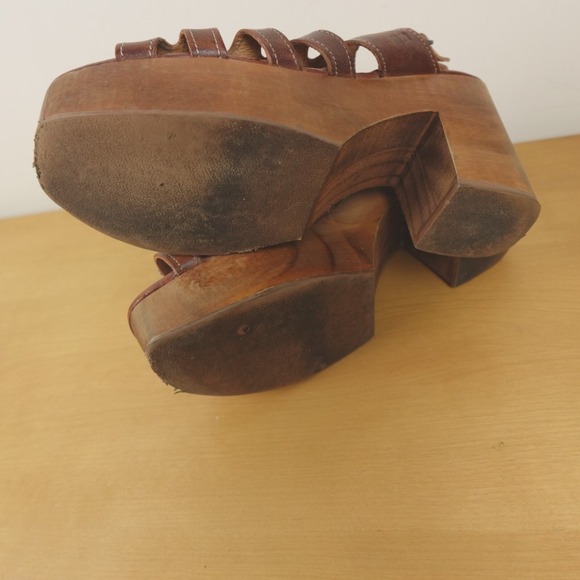 Bed Stu Sandals Fontella Slingback Platform Heels - Picture 10 of 16